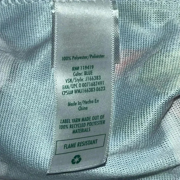 The Grinch Justice Sleep Girls NWT Multicolor Polyester One‎ Piece Sleepwear L - Picture 7 of 8